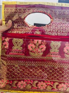 Embroidered Clutch