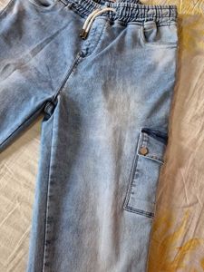 Light Blue Cargo joggers