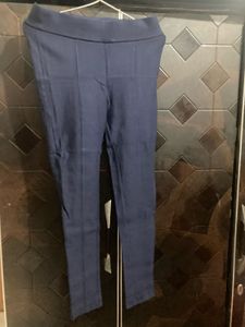 Navy Blue Slim Leggings - Size M