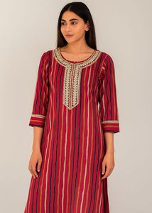 Beautiful Rose Sequin Kurti