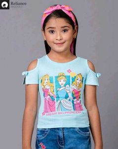 Cute Disney Princess Girls Top