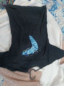 Printed Black T-shirt