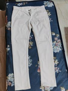 White Jeans Pant - 32 Size