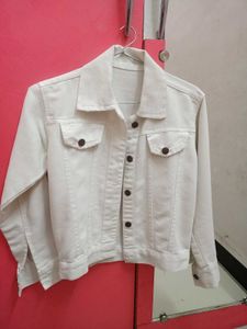 White Denim Jacket