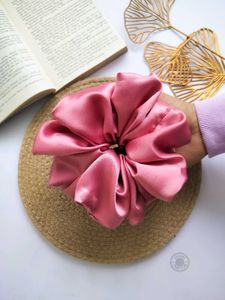 Premium Fluffy Satin Scrunchies XXL