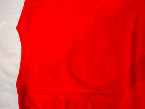 A Bright Red Crop Top (Boxy Fit)
