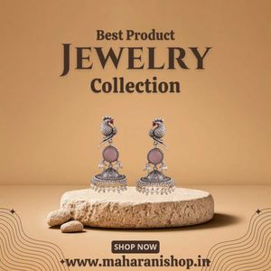 Peacock Jhumka Earrings
