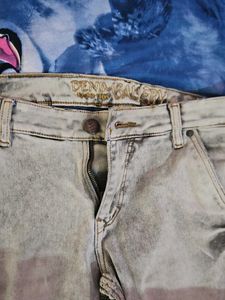 Stylish Gray Denim Jeans