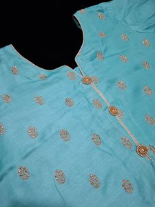 Elegant Sea Green Sharara Set