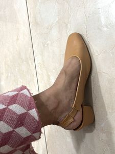 Allen Solly Tan Slingback heels