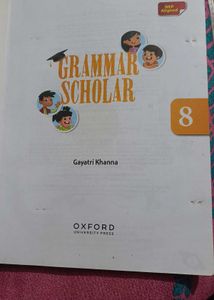 Grammar Scholar Class 8 English Gr. Book