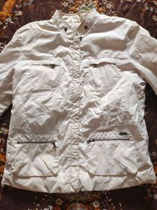 White Casual Jacket Best For Ladies