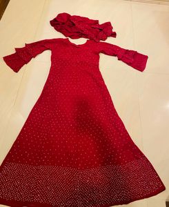 Beautiful Red Flare Dress