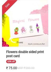 Any 5 Postcards (Double Side Print)