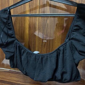 Black Crop Top