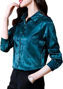 Sale Offers 🔖Jacquard Silk Shirt For Women 👣