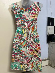 Colorful Print Dress