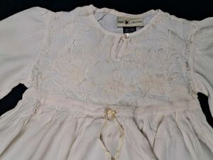 Girls Creamy Top