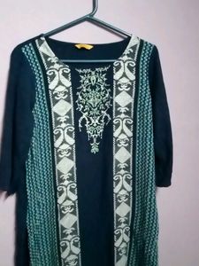 Aurelia Navy Blue Kurta