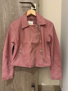 Pink Moto winter Jacket from ONLY