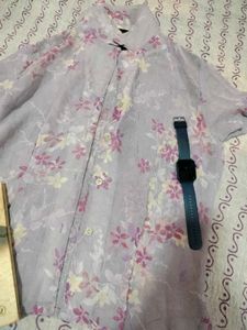 Lavender 3/4 Sleeves Shirt