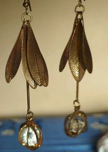 Leaf Drop Earrings