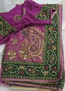 Full Work Saree With Blouse ✨