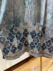 Greyish Blue Suit Set