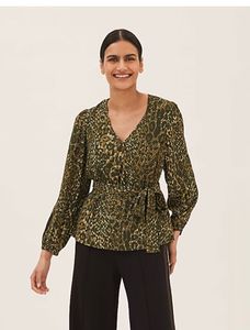 MARKS & SPENCER Printed Top For Summers