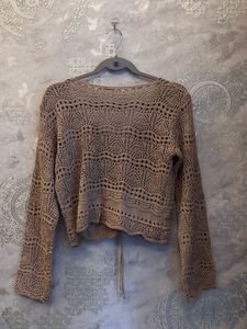 Crochet Knit Cardigan