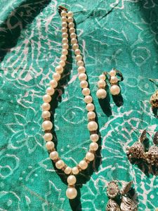 Combo of 5 Earrings and one Moti Necklace