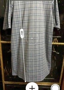 AND Plaid Shirt Tunic