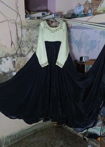 Black Silk Heavy Gown