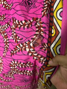 Pink Kaftan Dress