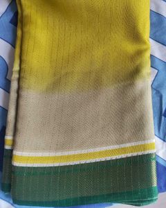 Multicolored Dola Silk Partywear Saree