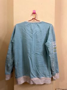 Cool Blue Graphic Sweatshirt