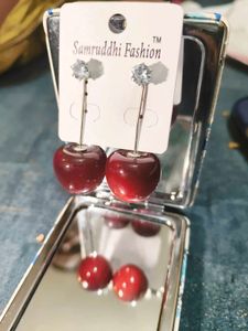 Cherry Drop Earrings ✨