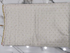 Cotton White saree