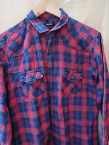 Zudio M size check shirt for Men
