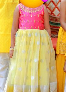 Cute Girl's Indian Dress