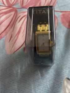 Titan Gold-Tone Watch