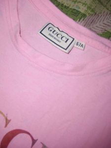 Gucci Pink Kids T-Shirt🦄