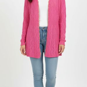 Pink Cable Knit Cardigan shrug