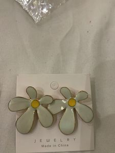 Earring Bundle - Floral, Pearl, and Statement Stud
