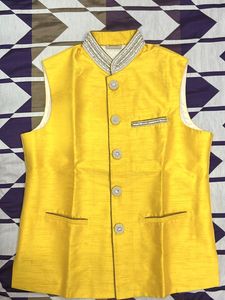 Yellow Ethnic Jacket