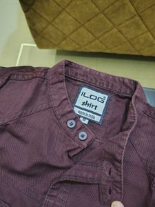Maroon Casual Shirt