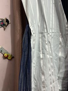 Striped Sleeveless Reversible Coat