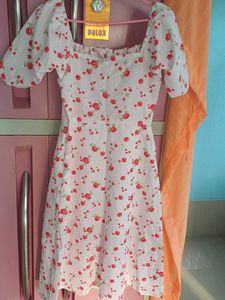 Floral Print Mini Dress