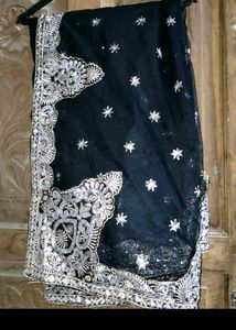 Price Drop.. Black Partywear Saree