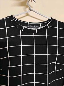 🆕 Shein Checked Bodycon Dress